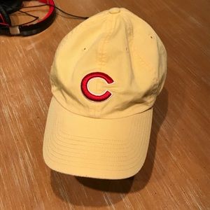 GO CUBS GO! Women’s Yellow/Red Cubs Baseball Cap